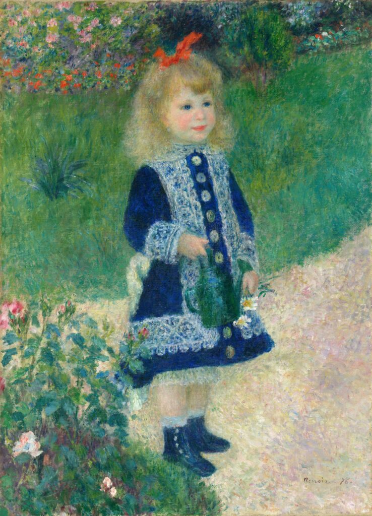 Auguste Renoir A Girl with a Watering Can, 1876
